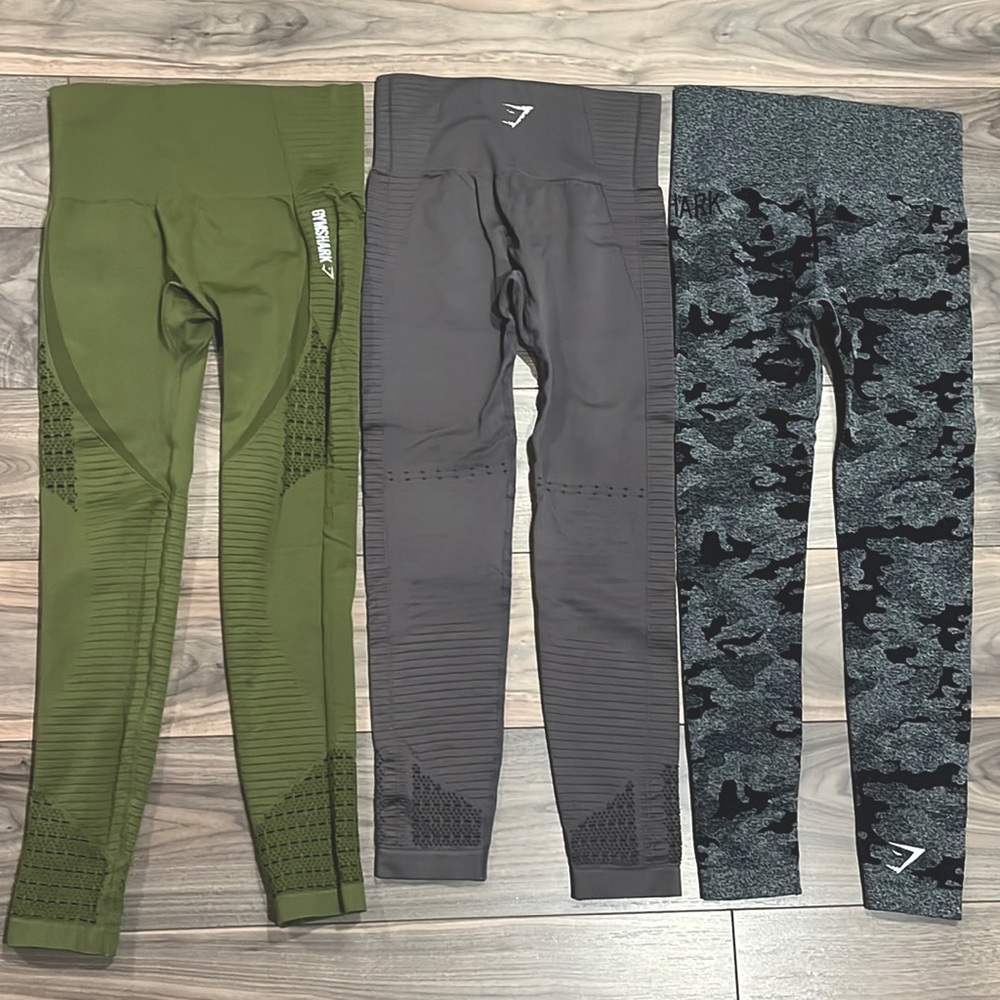 Set of 3 Gymshark Leggings